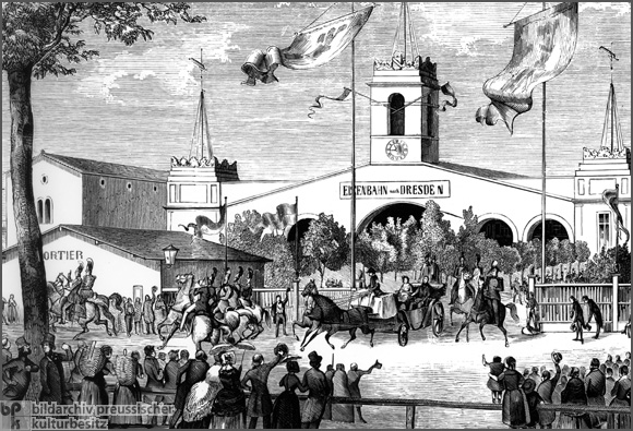 Royal Reception in Leipzig (1838/39)